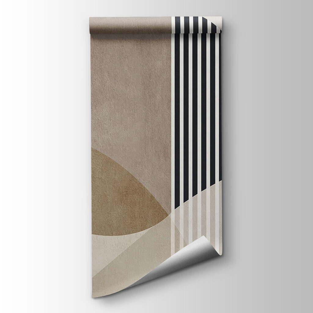Abstracte vormen in neutrale tinten — productweergave