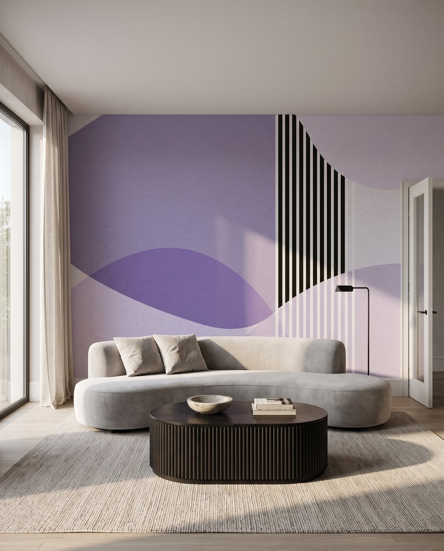 Strepen tussen ronde vormen — interieur 2