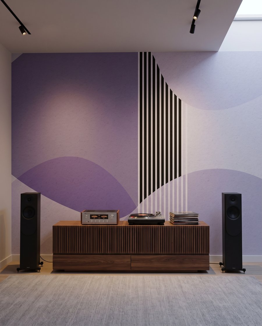Strepen tussen ronde vormen — interieur 4