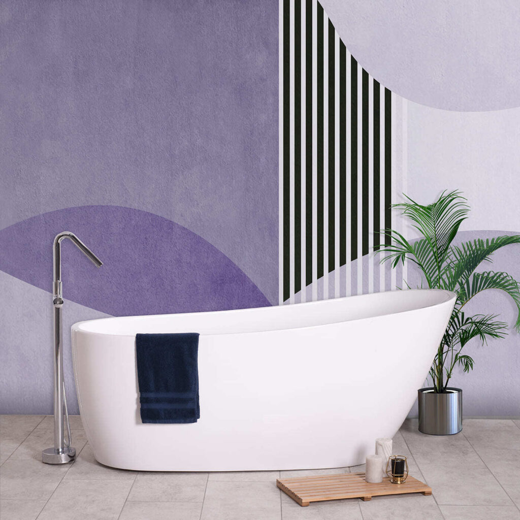 Strepen tussen ronde vormen — interieur 1