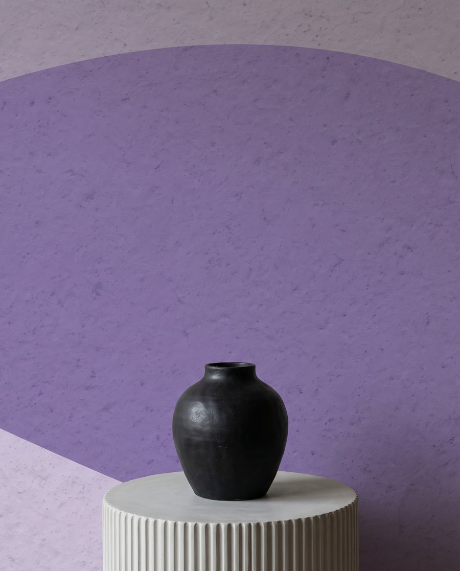 Strepen tussen ronde vormen — detail