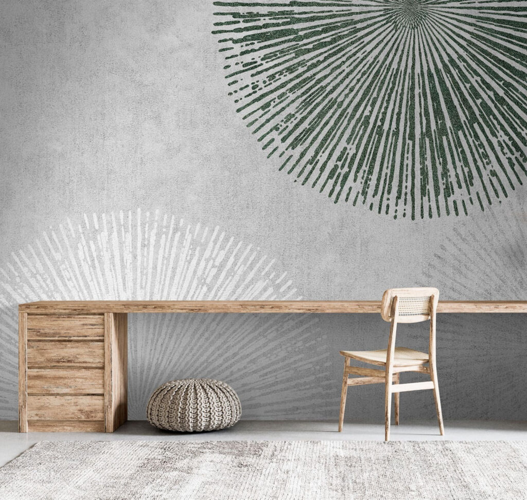 Cirkels van fijne stralen — interieur 4