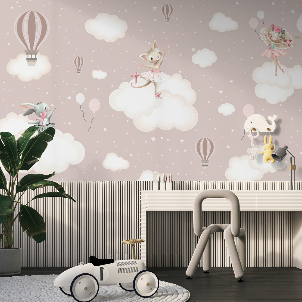 Kat in een tutu op een wolk — interieur 4