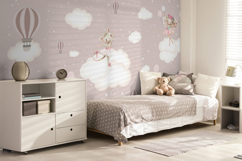 Kat in een tutu op een wolk — interieur 5
