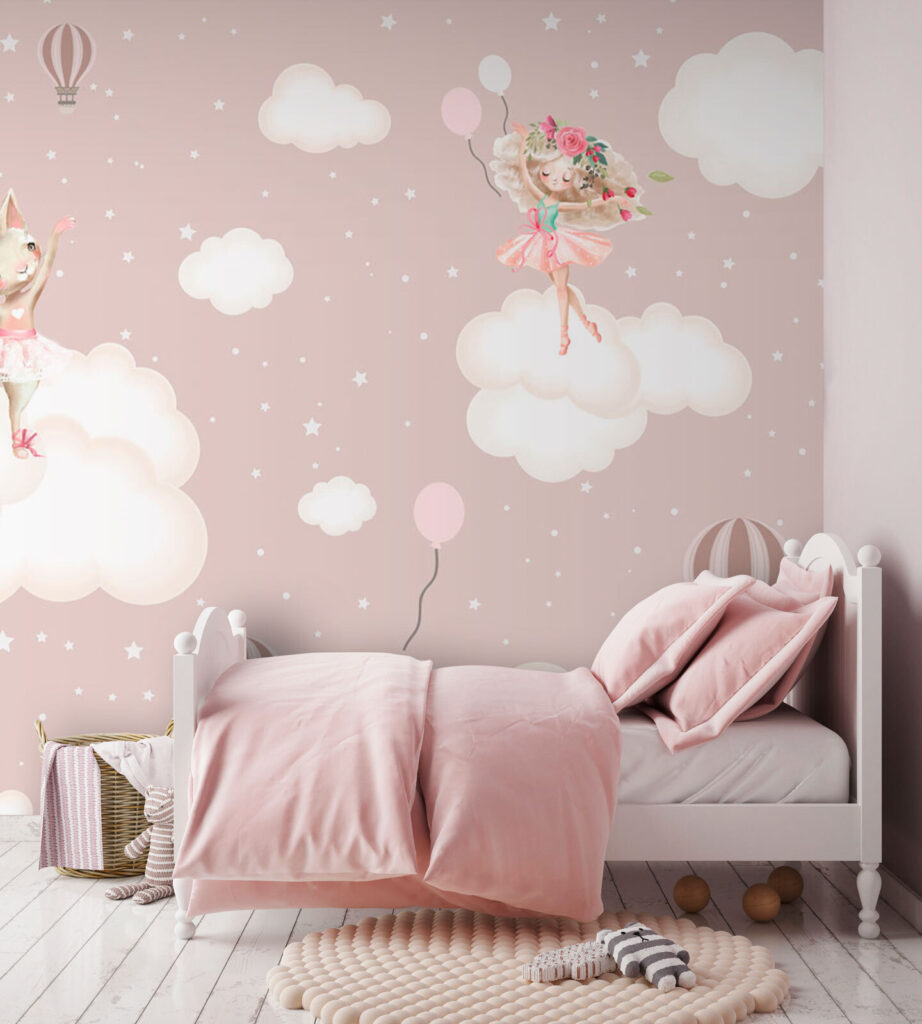 Kat in een tutu op een wolk — interieur 3