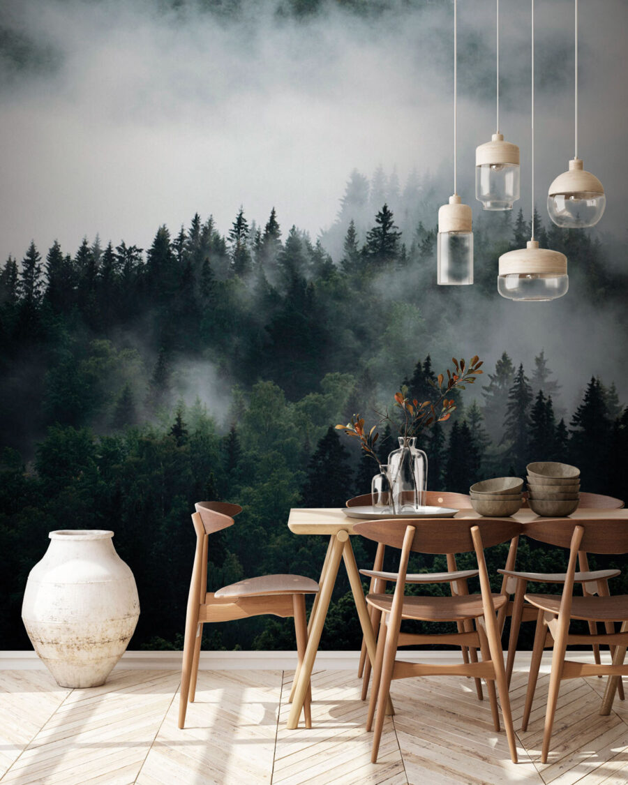 Mist over donkere kruinen — interieur 3