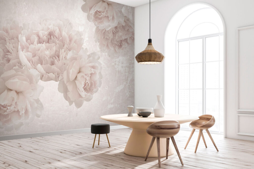 Groep witte bloemen — interieur 2