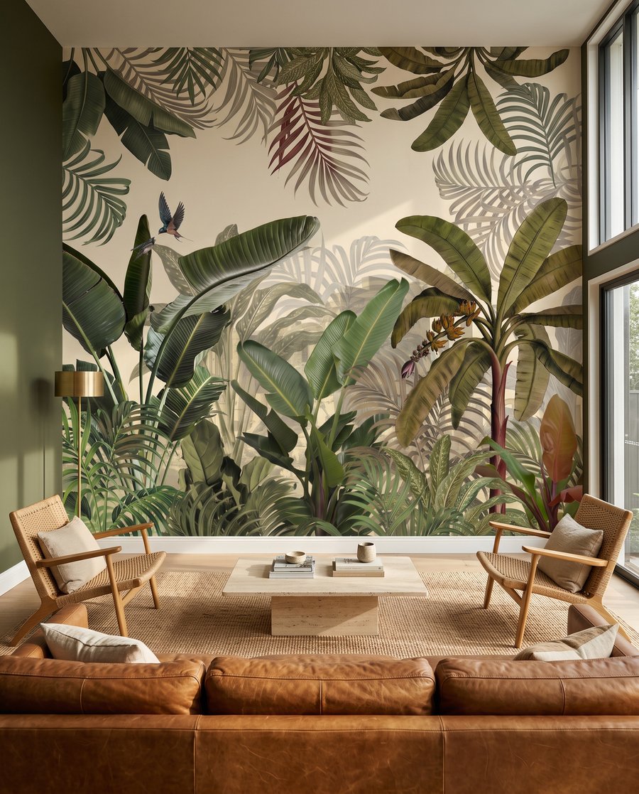 Blad boven diep groen — interieur 3