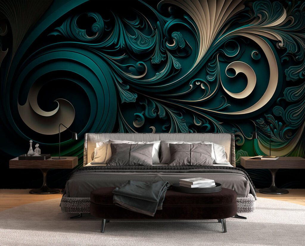Elegante wervelingen en ingewikkelde ontwerpen — interieur 2