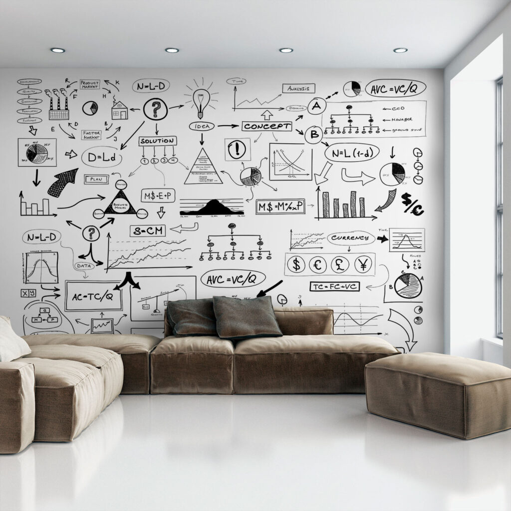 Zakelijke concepten en analytische brainstorming — interieur 2