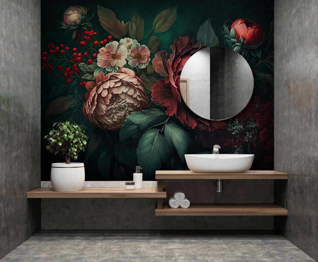 Donker boeket met bessen — interieur 1