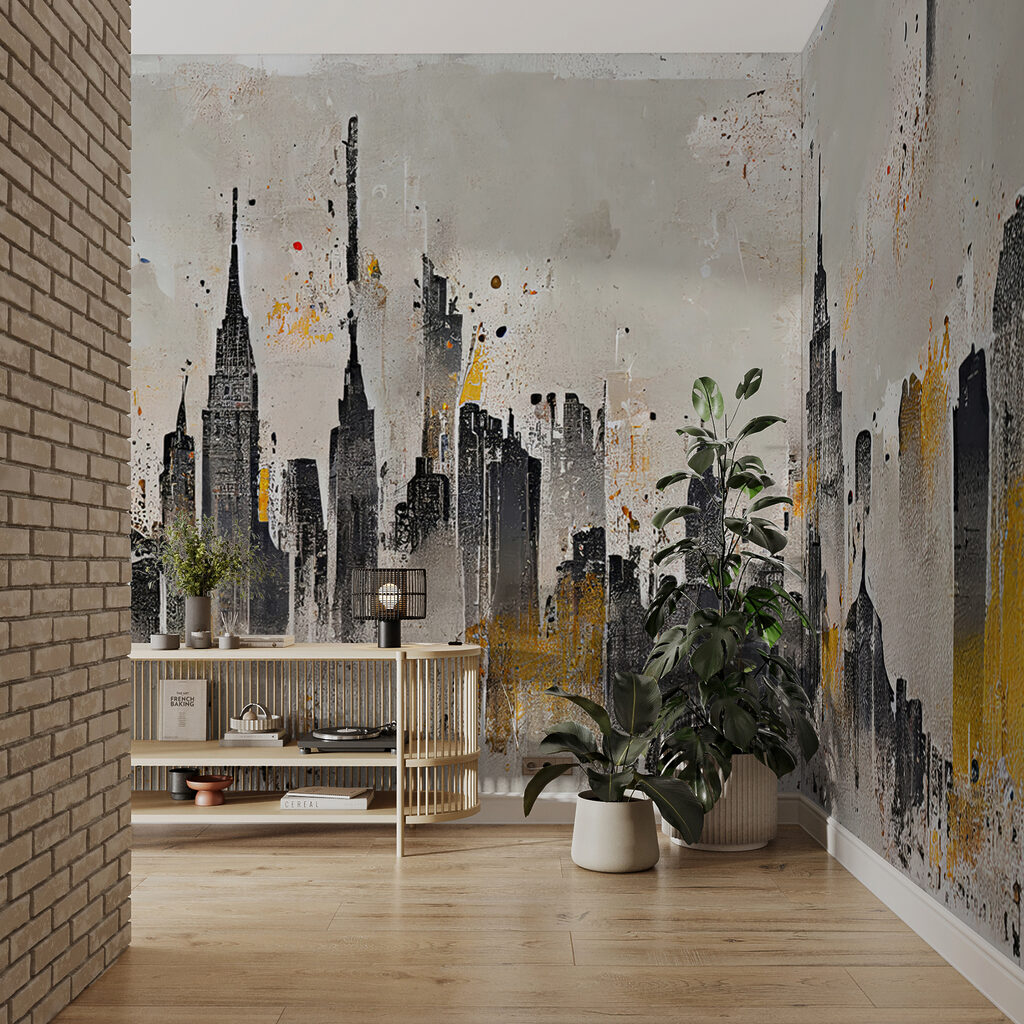 Skyline in grijsoker — interieur 5
