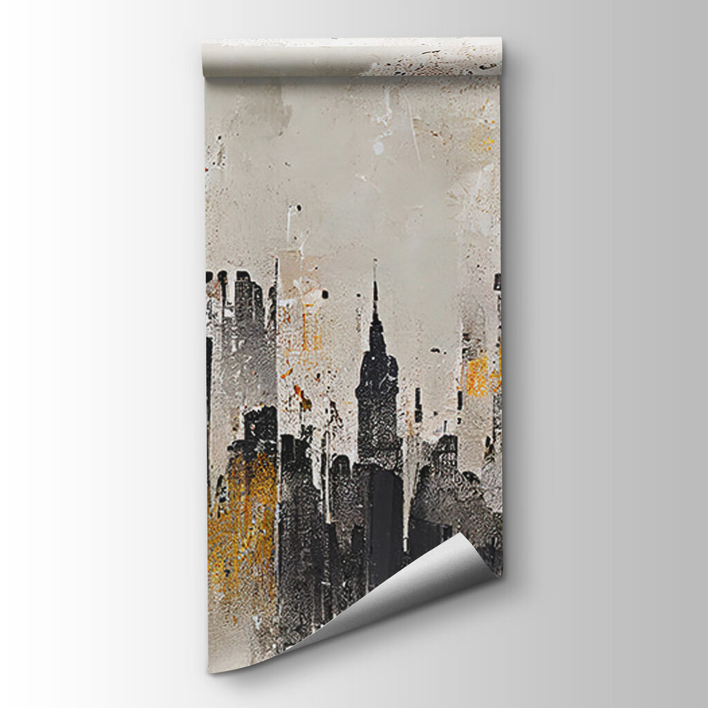 Skyline in grijsoker — productweergave