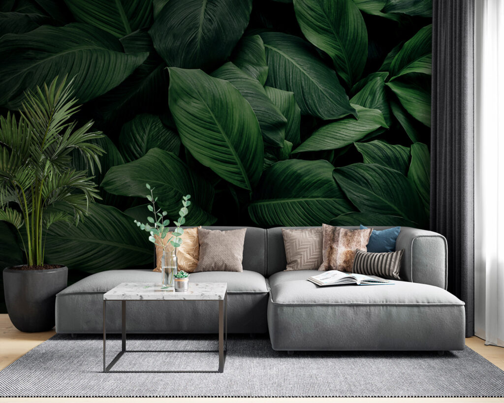 Bladnerven uit diepe schaduw — interieur 2