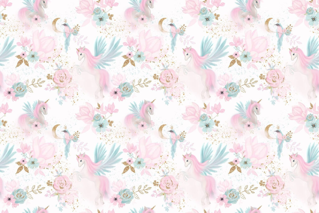 Toekans tussen pastelbloemen — volledig ontwerp