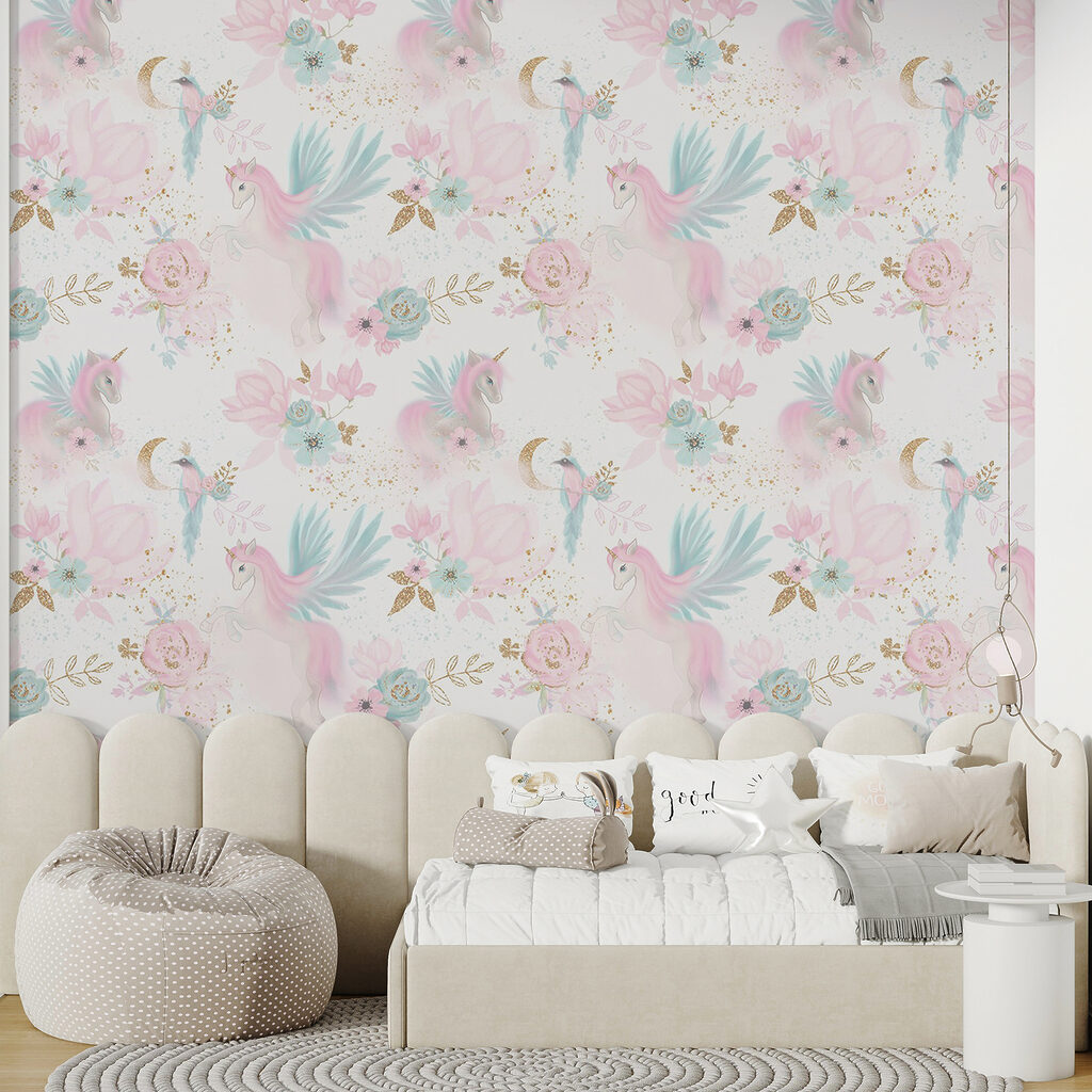 Toekans tussen pastelbloemen — interieur 2