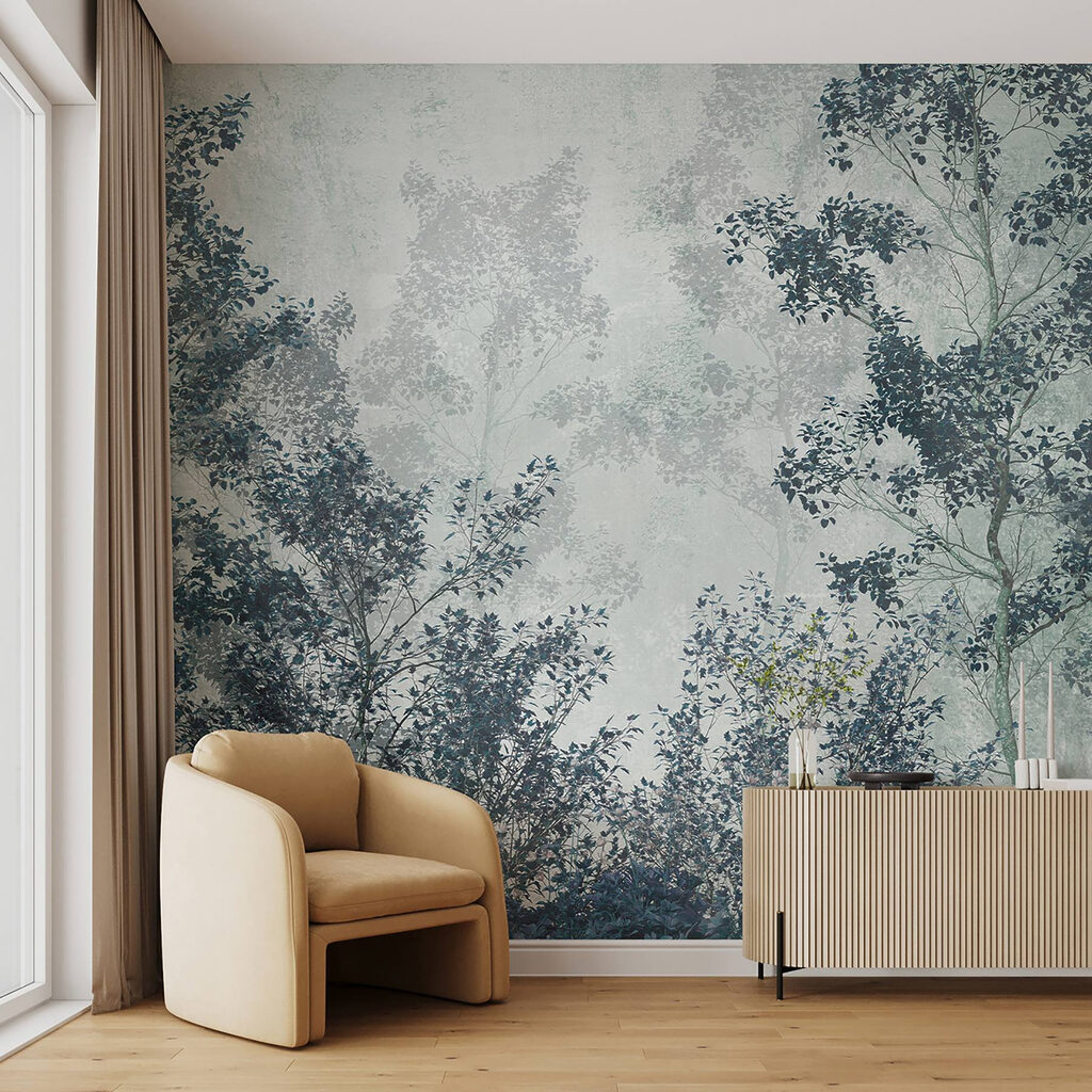Boomkruinen rond een lichtplek — interieur 2