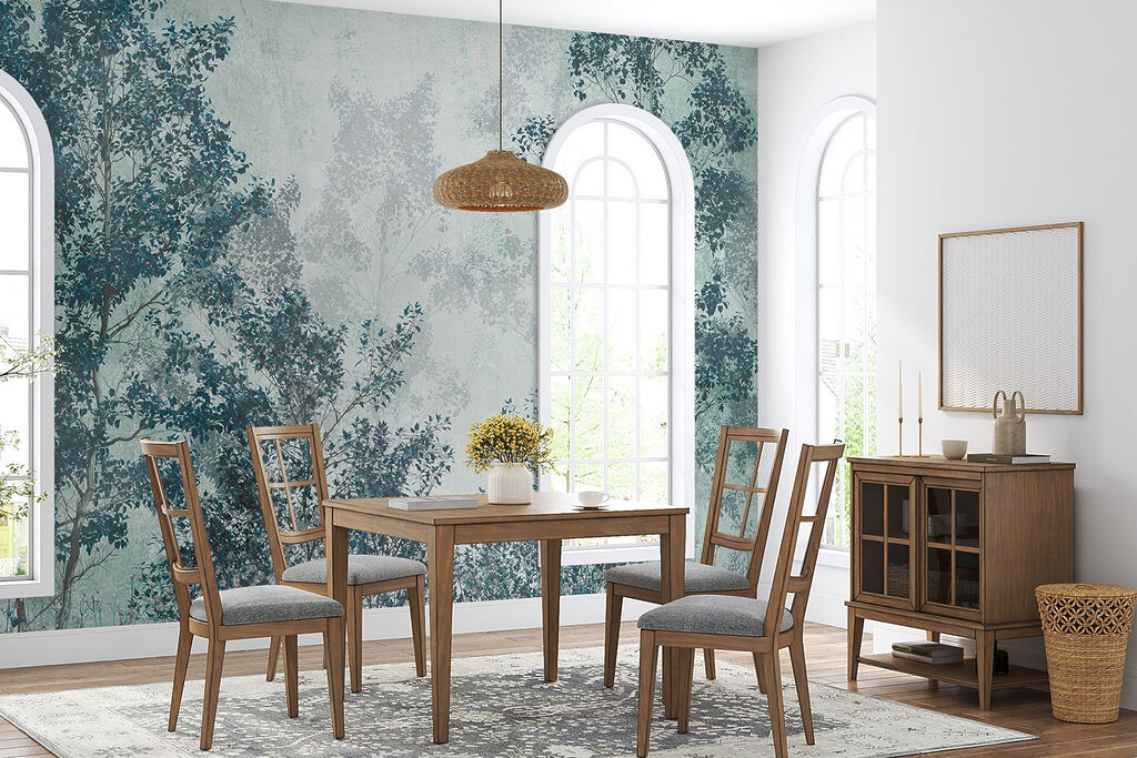 Boomkruinen rond een lichtplek — interieur 3