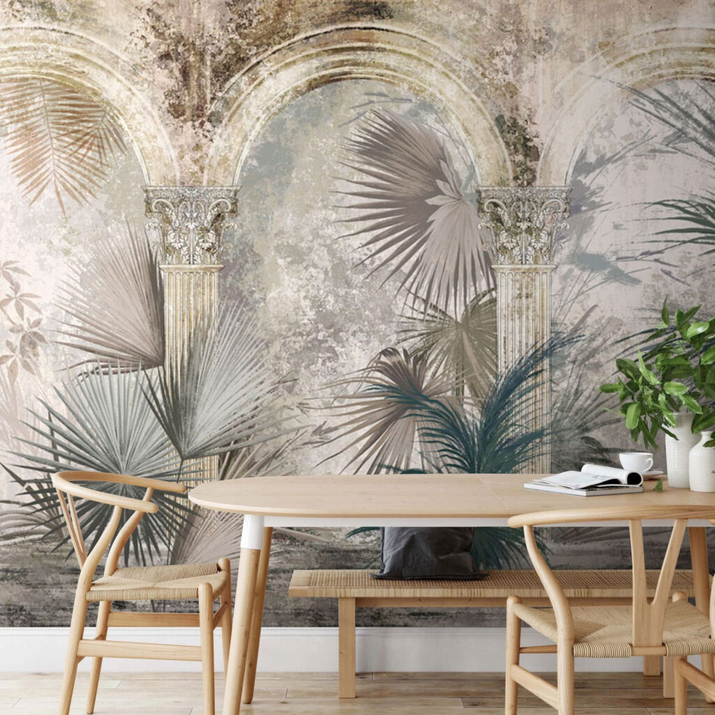 Palmen voor oude arcaden — interieur 3