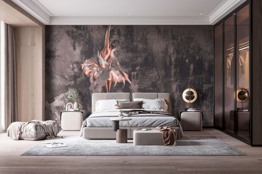 Ballerina in verweerde verflagen — interieur 1