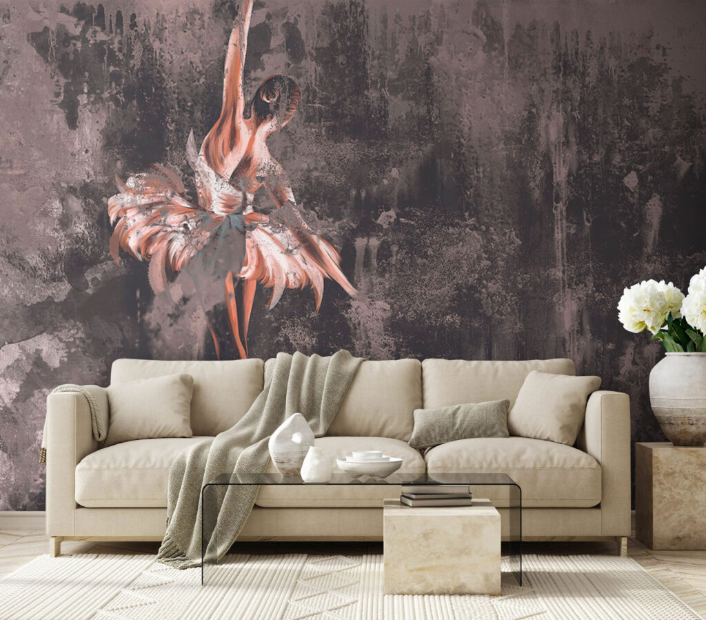 Ballerina in verweerde verflagen — interieur 3