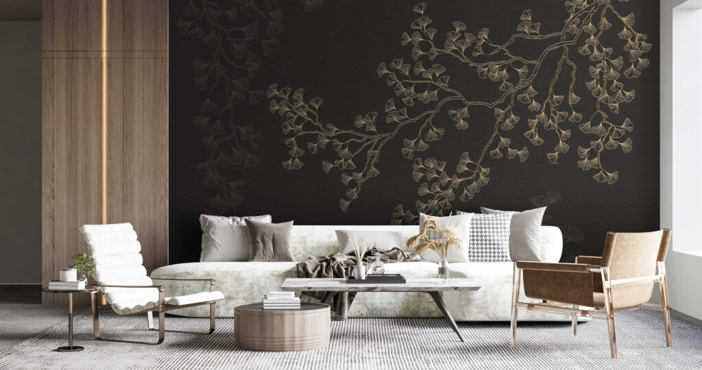 Tak met bladeren eraan — interieur 3