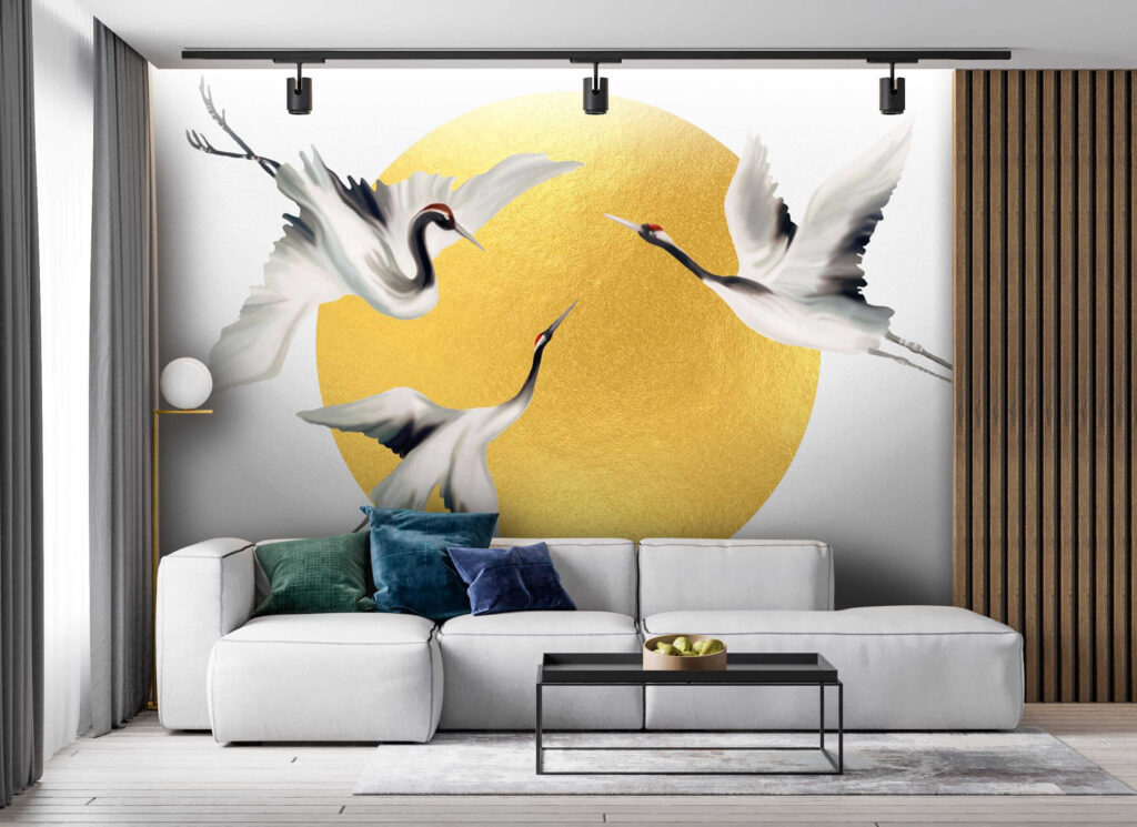 Kraanvogels voor een goudcirkel — interieur 3