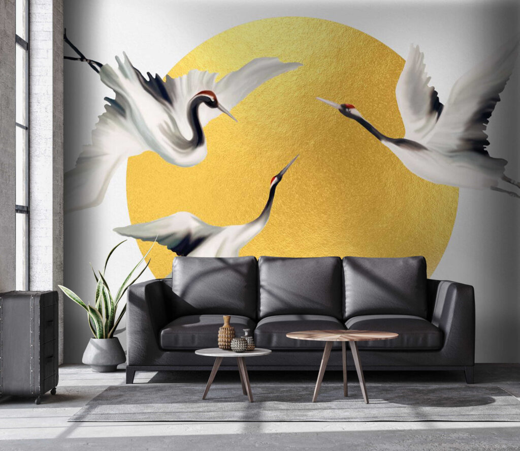 Kraanvogels voor een goudcirkel — interieur 4