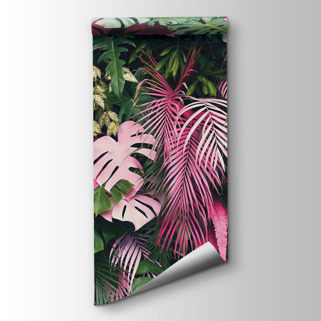 Roze bladeren in diepte — productweergave