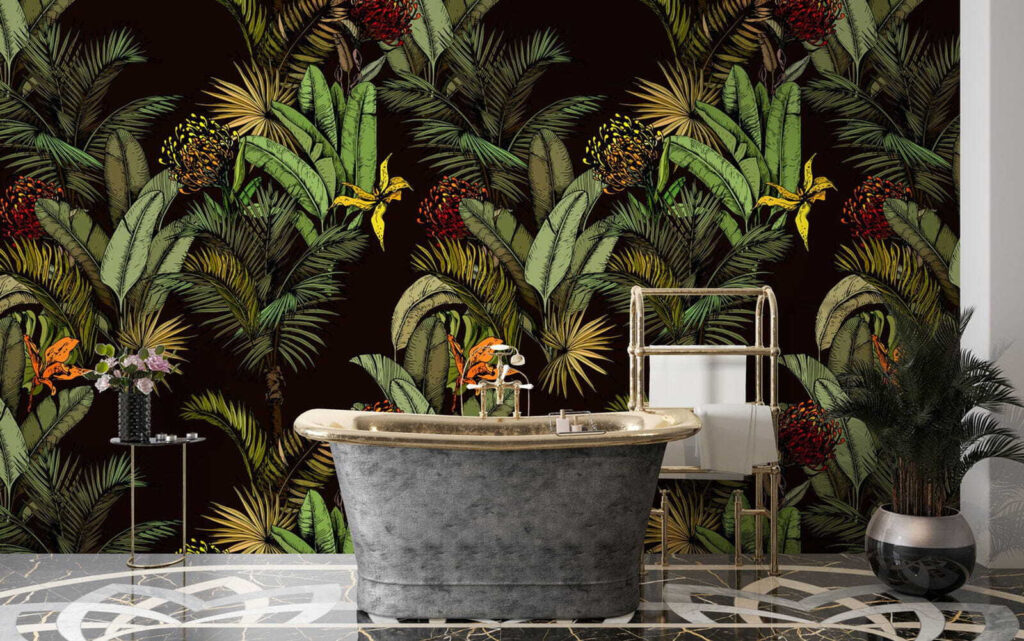 Kleine jungletuinen in herhaling — interieur 1