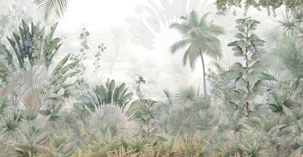 Groep planten en bomen — volledig ontwerp