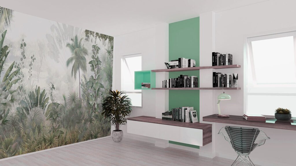Groep planten en bomen — interieur 3