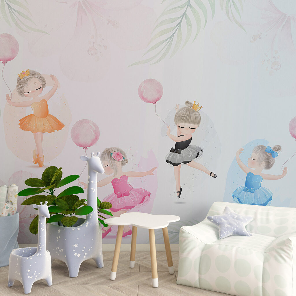 Ballerina's met roze ballonnen — interieur 7
