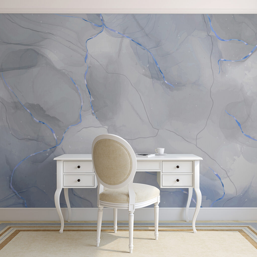 Bleke aders met lichtsporen — interieur 1