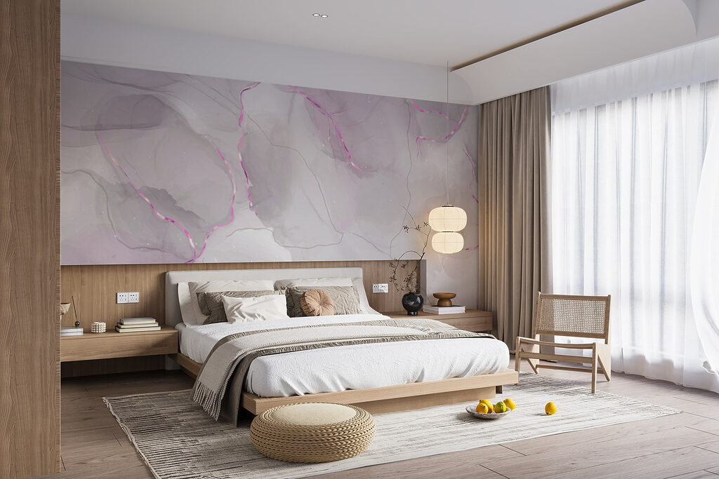 Bleke aders met lichtsporen — interieur 2