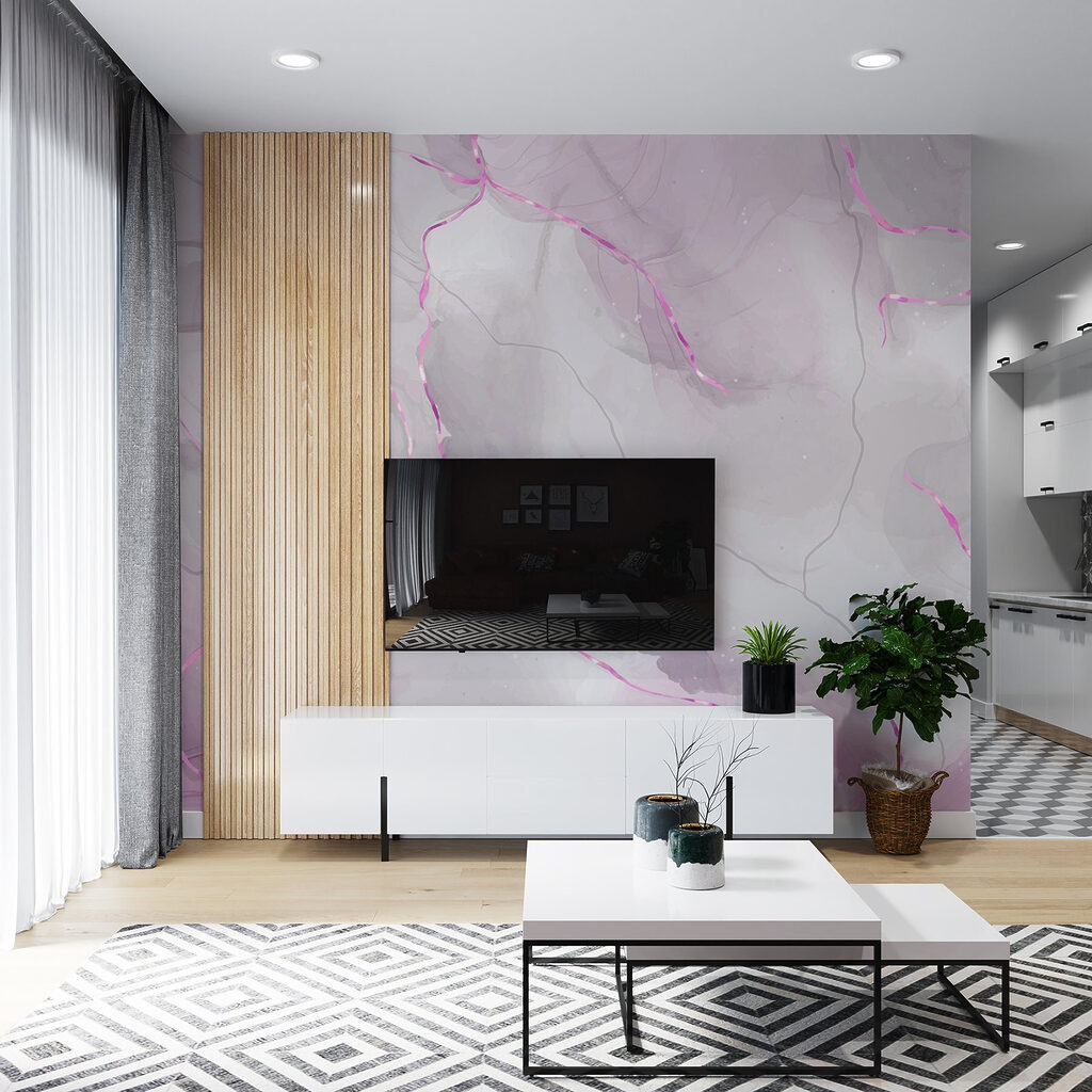 Bleke aders met lichtsporen — interieur 3