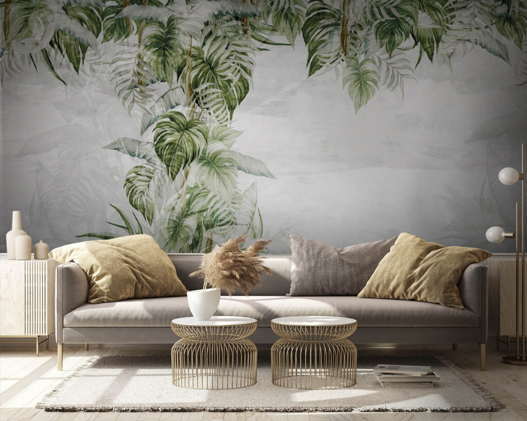 Hangende junglebladeren als rand — interieur 10