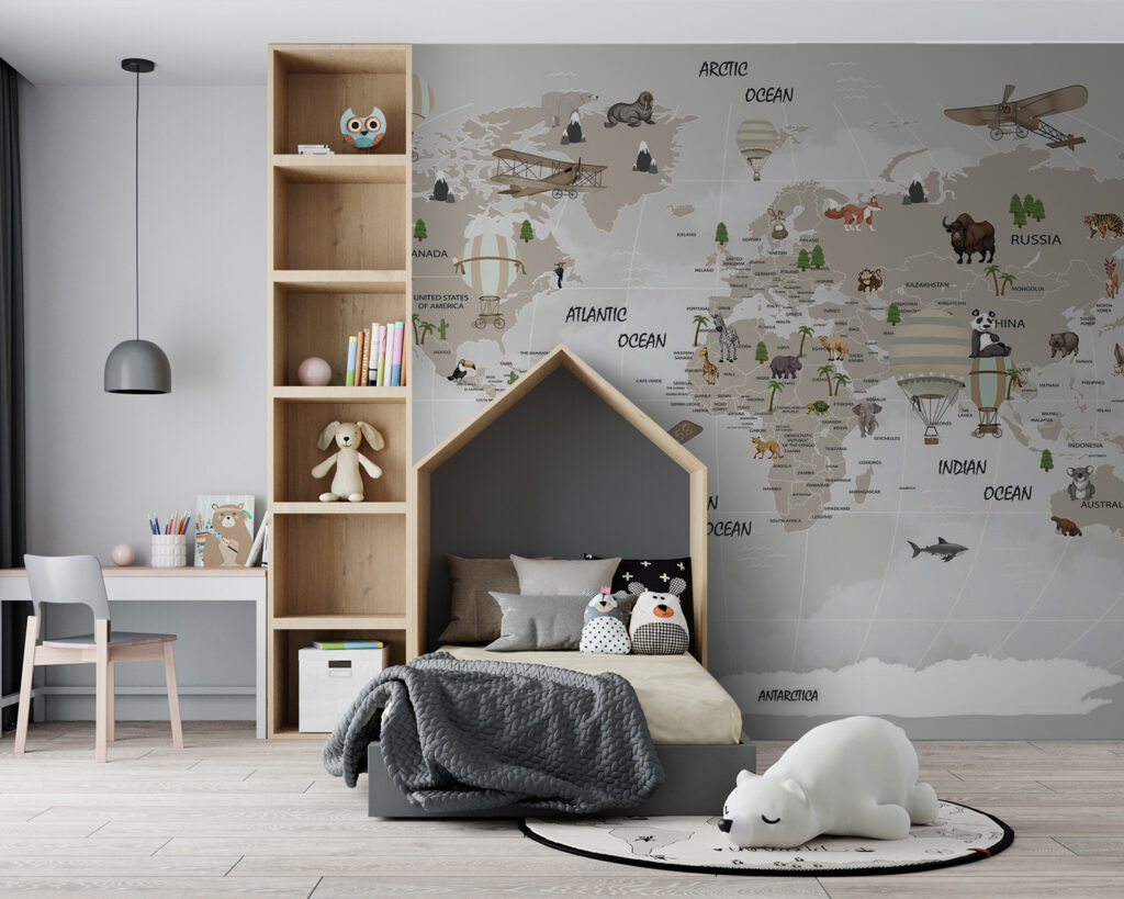 Wereldreis met dieren, vliegtuigen — interieur 6