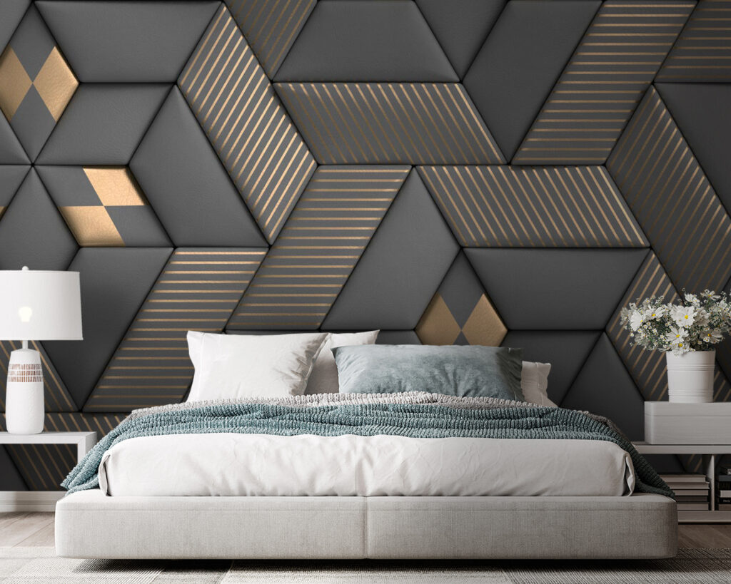 Donkere kubussen, gouden ribben — interieur 2
