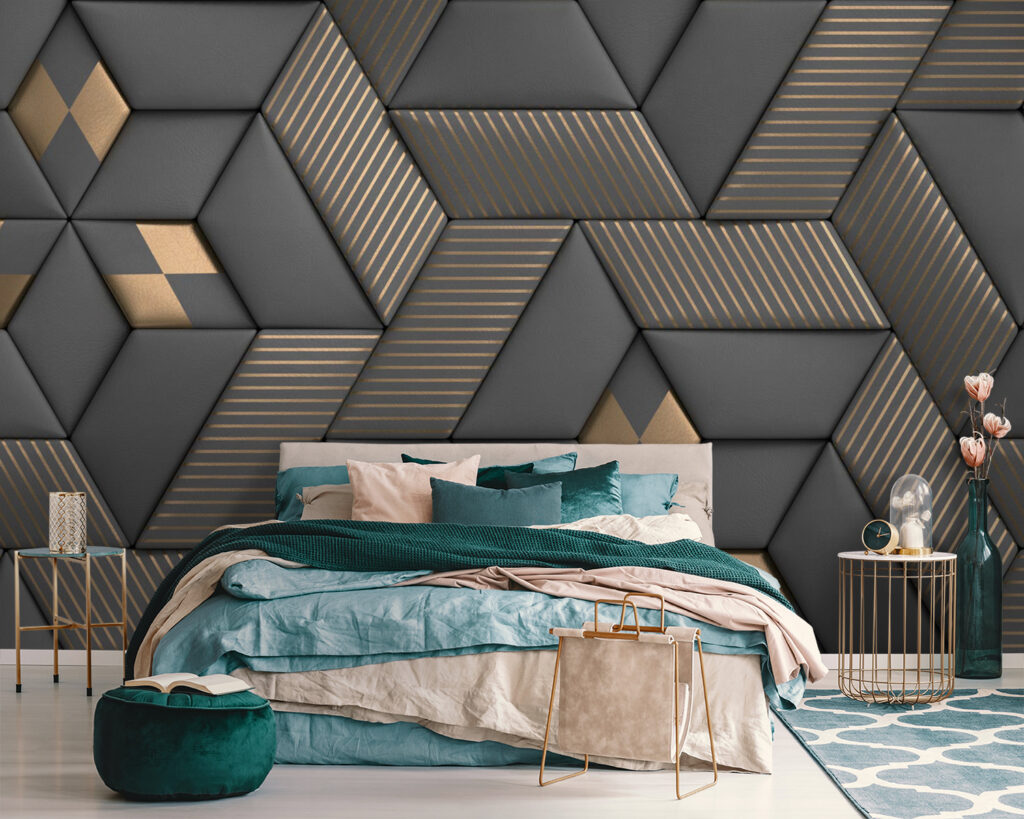 Donkere kubussen, gouden ribben — interieur 3
