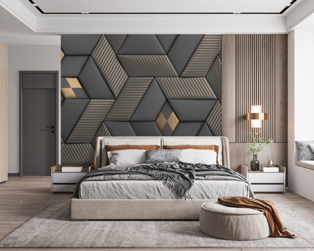 Donkere kubussen, gouden ribben — interieur 5