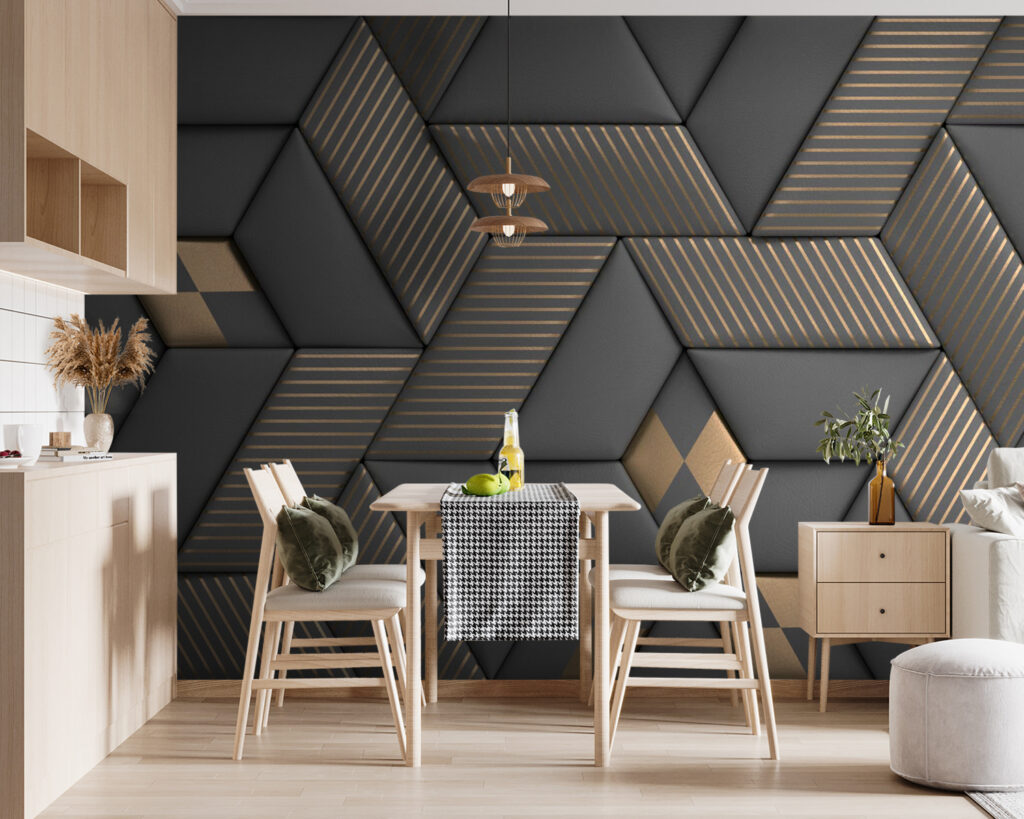Donkere kubussen, gouden ribben — interieur 9