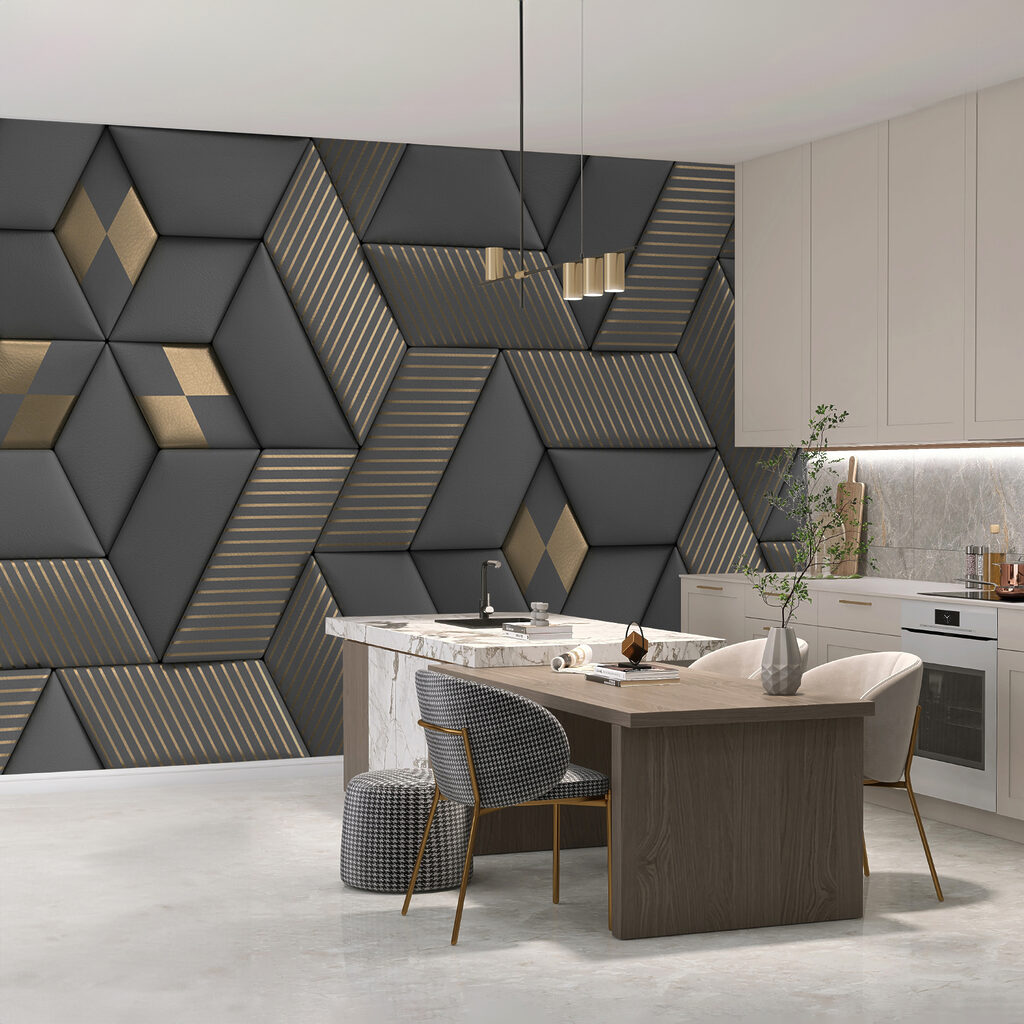 Donkere kubussen, gouden ribben — interieur 11