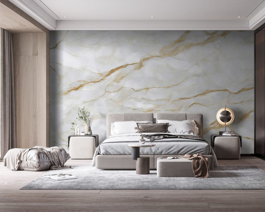 Goudkleurige aders trekken horizontaal — interieur 2