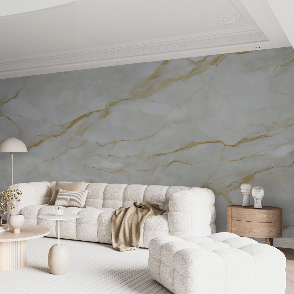 Goudkleurige aders trekken horizontaal — interieur 10