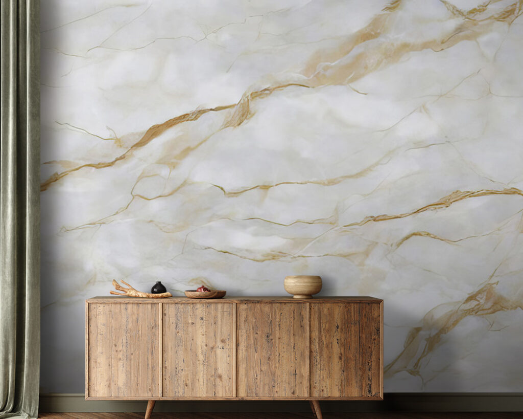 Goudkleurige aders trekken horizontaal — interieur 5