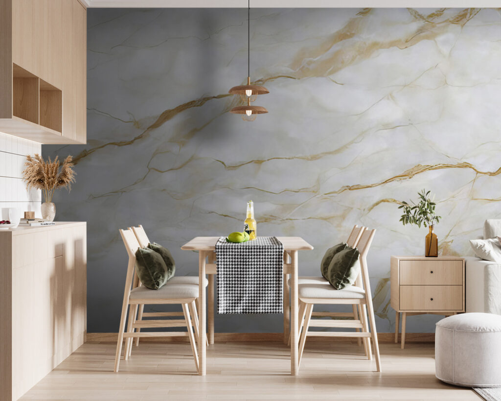 Goudkleurige aders trekken horizontaal — interieur 7