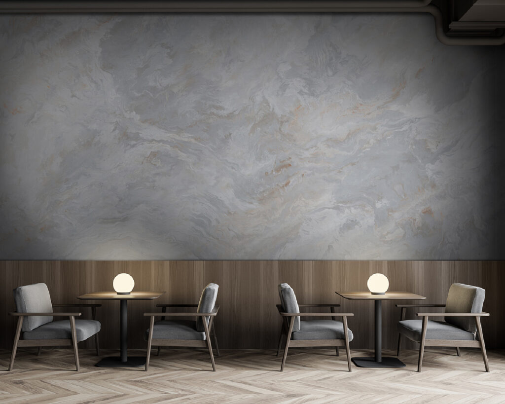 Bleke steenlagen in vegen — interieur 9