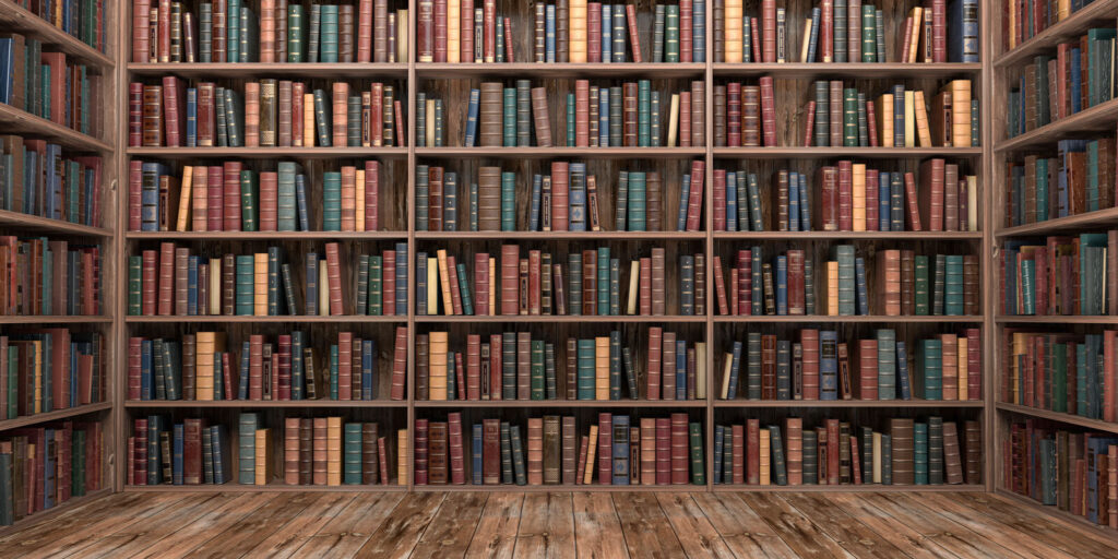 Boeken rond stille hoeken — volledig ontwerp