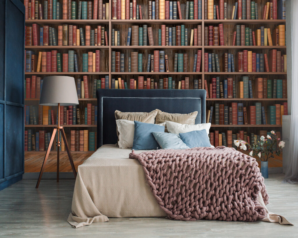 Boeken rond stille hoeken — interieur 3